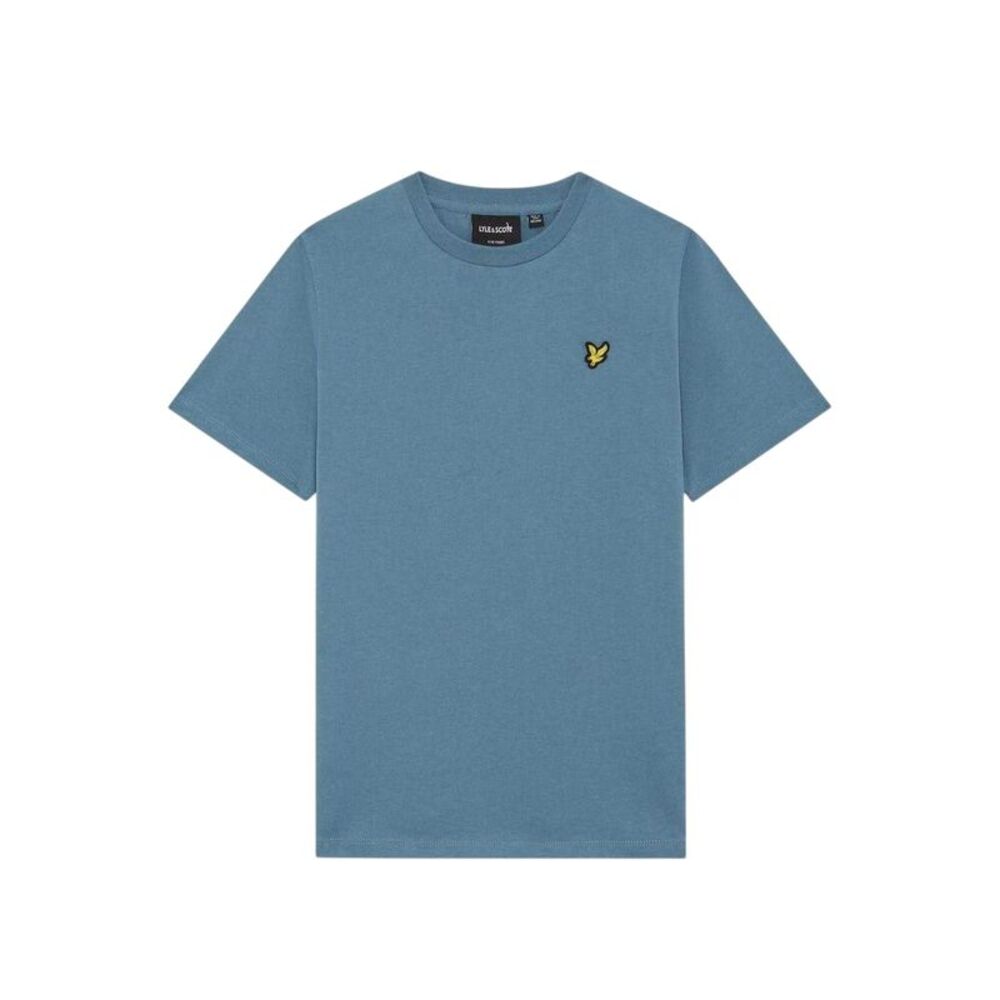 Lyle & Scott Childrens/Kids Embroidered Logo Regular T-Shirt / Ocean Sky